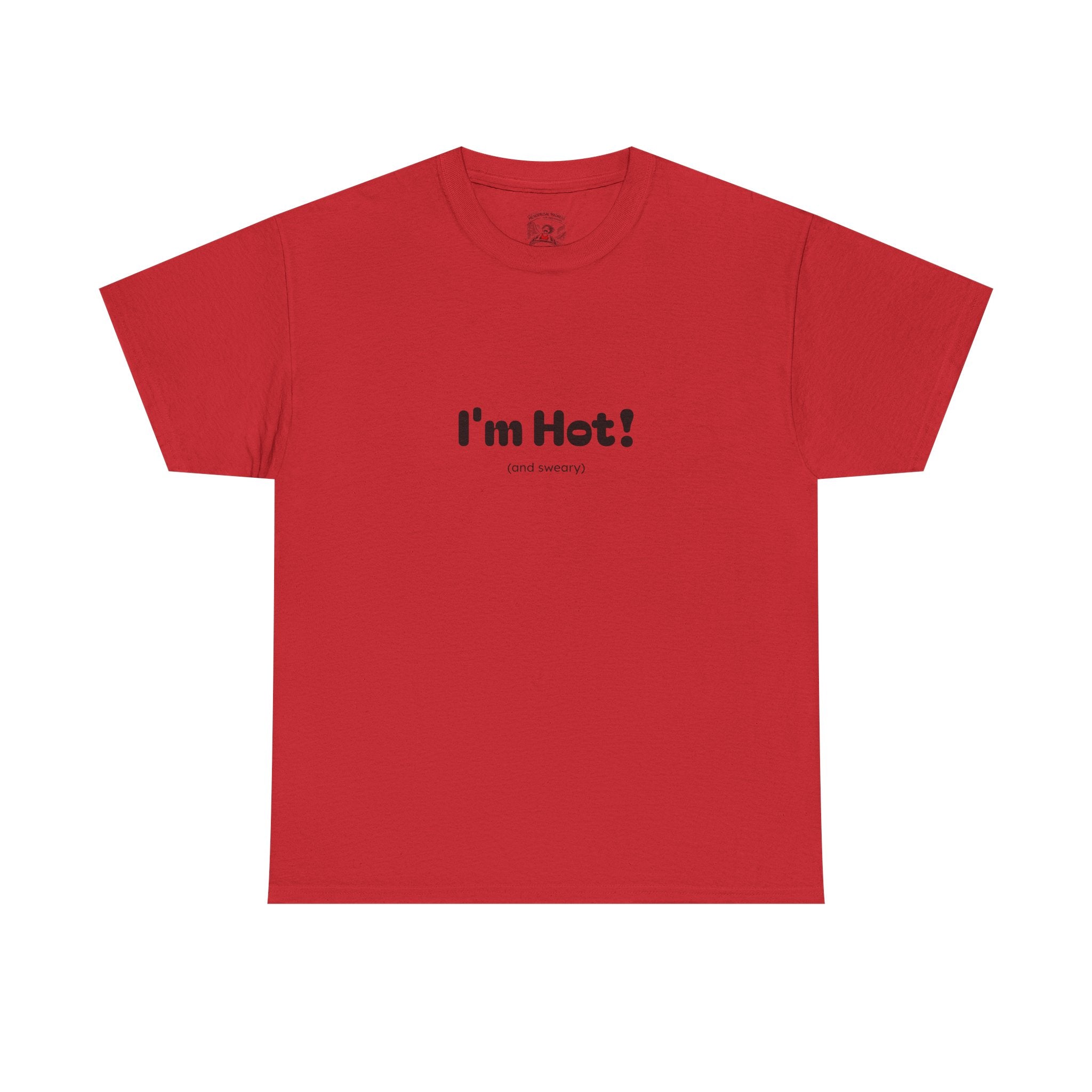 I'm Hot!  and sweary Graphic Tee — Funny Minimalist Statement T-Shirt