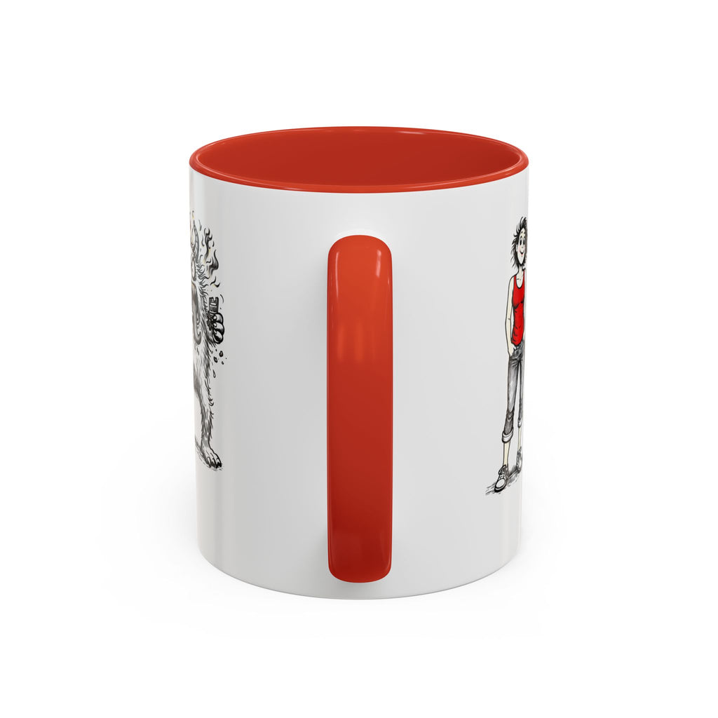 Coffee Mug — "Mood Varies By Day (Or Hourly)" Illustrated Sarcastic Cartoon USA/CAN