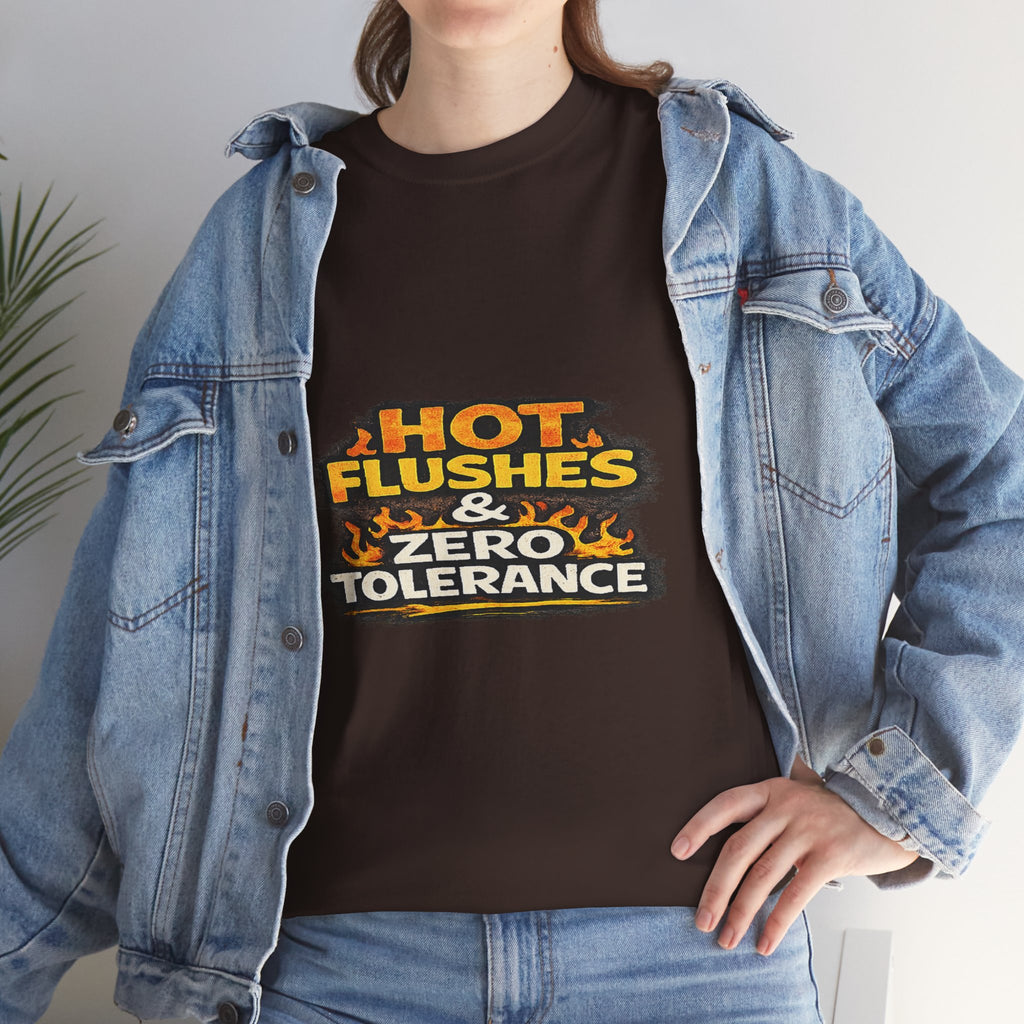 Hot Flushes & Zero Tolerance Tee