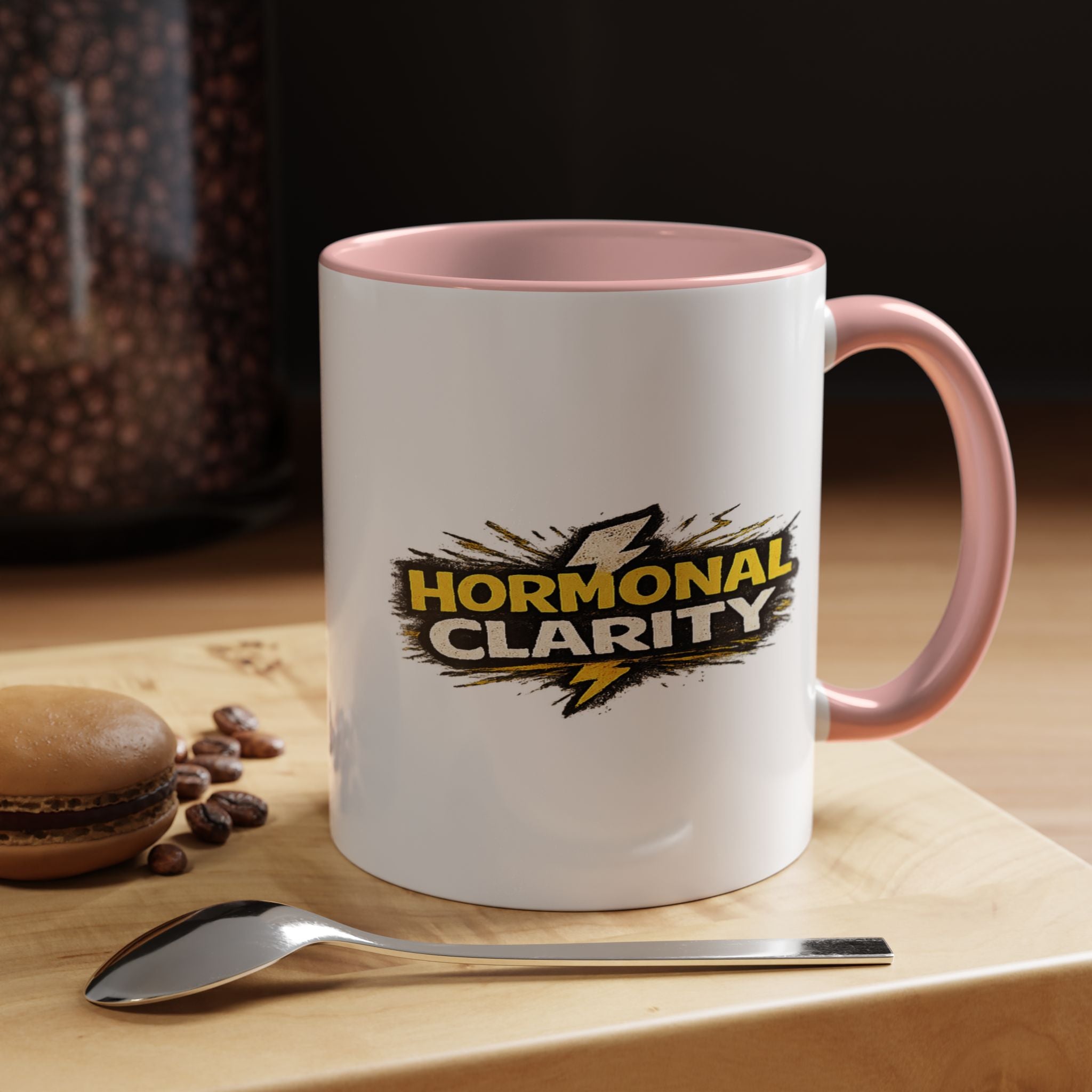 "Hormonal clarity" Coffee Mug  Accent Ceramic Mug (11oz)