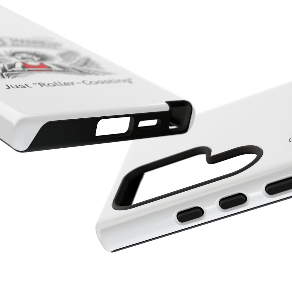 Phone Case - "Menopausal Madness for Beginners: Just 'Roller-Coasting'" Humorous Menopausal Women's Phone Cover