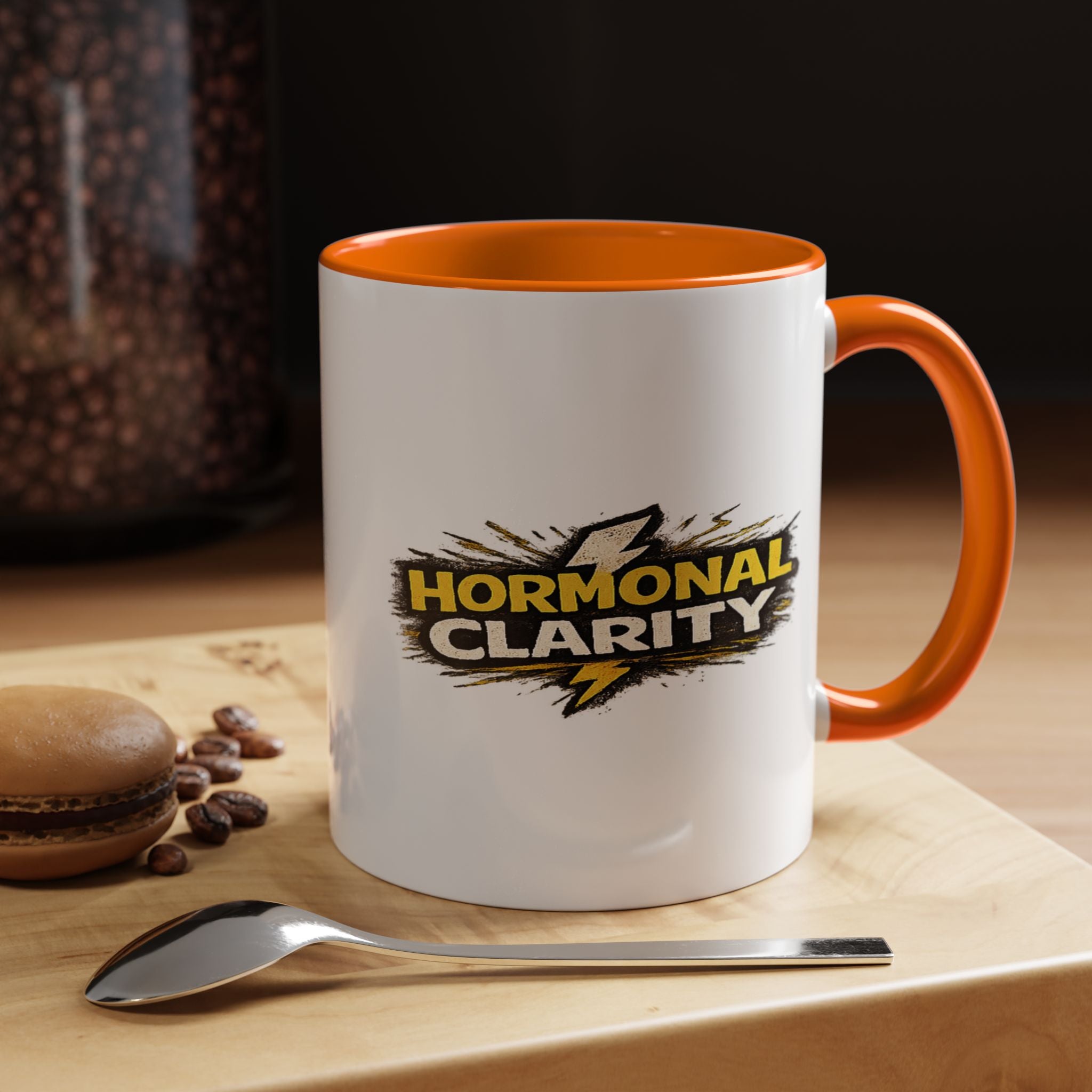 "Hormonal clarity" Coffee Mug  Accent Ceramic Mug (11oz)