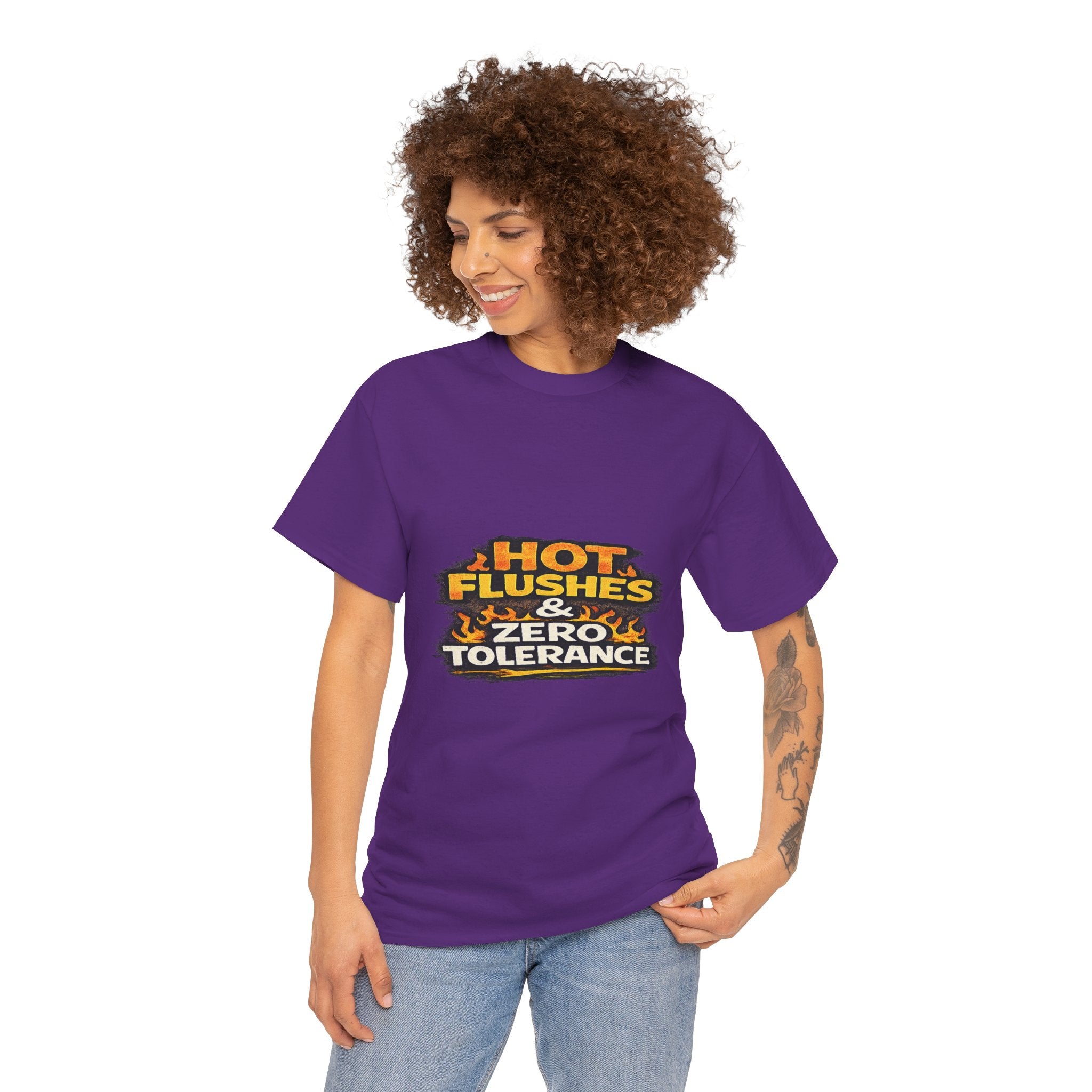 Hot Flushes & Zero Tolerance Tee