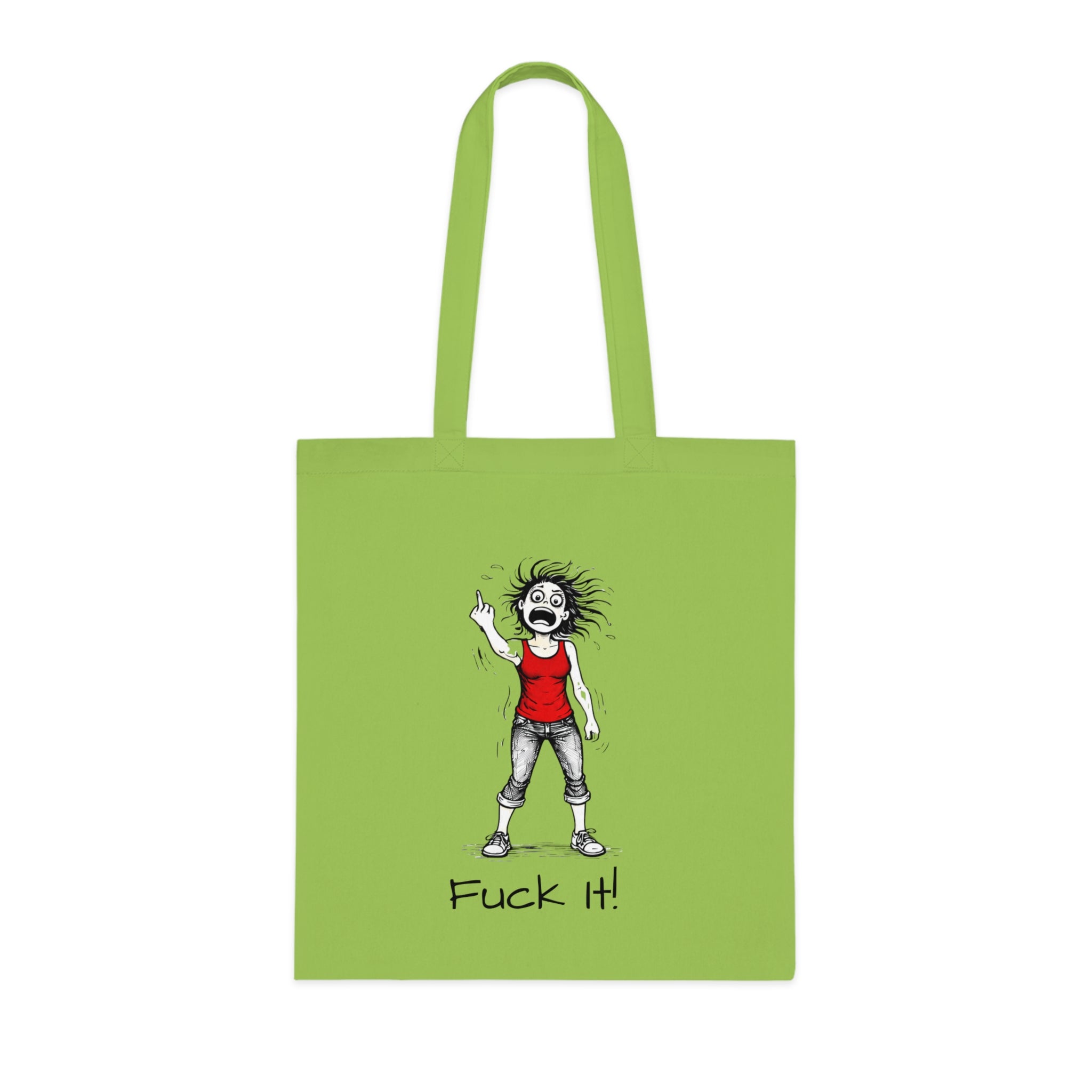 Tote Bag — "F@ck It, it's not me it's hormonal" F@ck it Gone feral Illustration