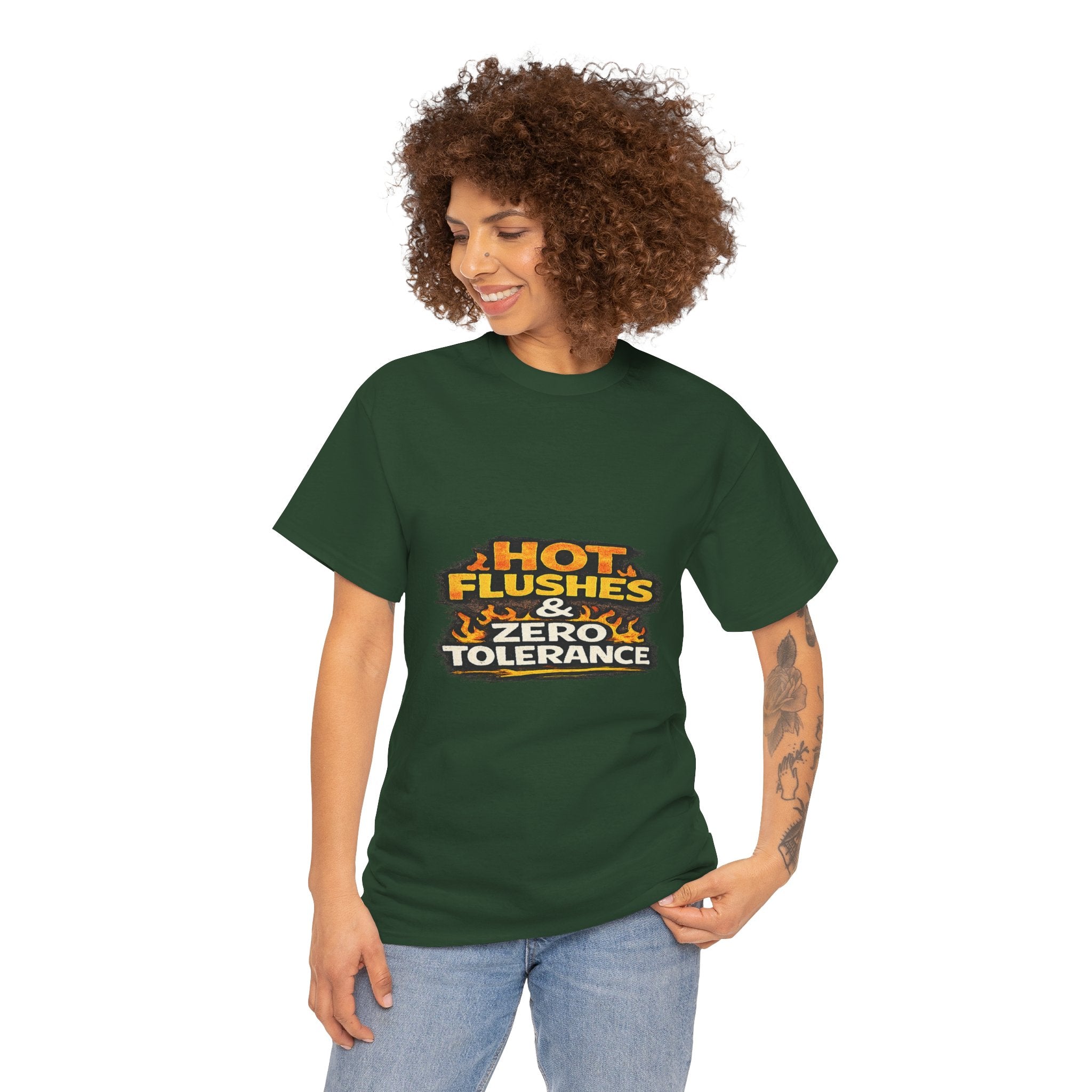 Hot Flushes & Zero Tolerance Tee
