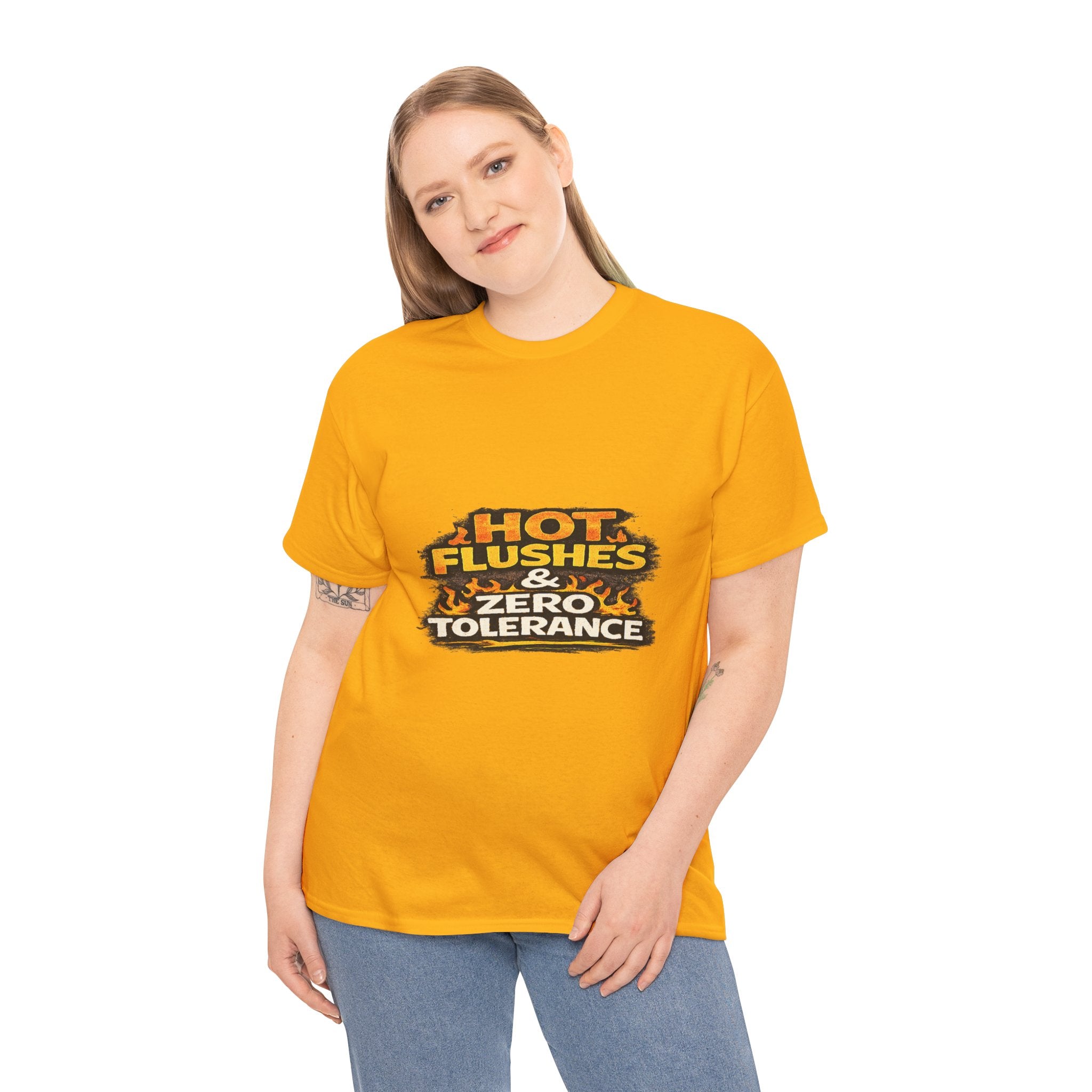 Hot Flushes & Zero Tolerance Tee