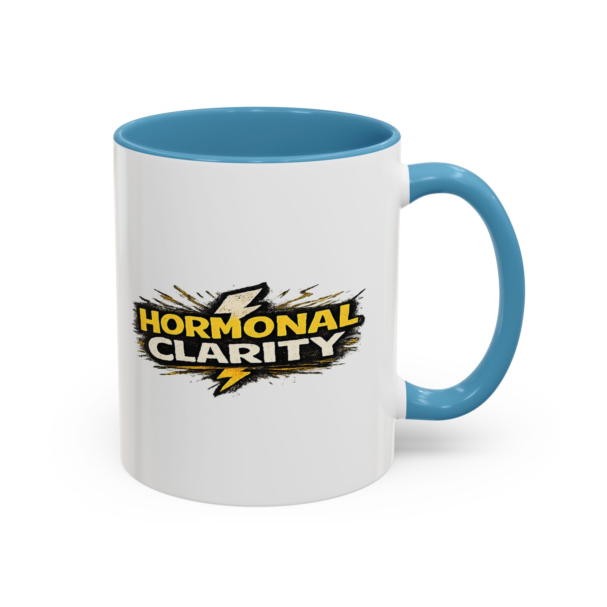 "Hormonal clarity" Coffee Mug  Accent Ceramic Mug (11oz)