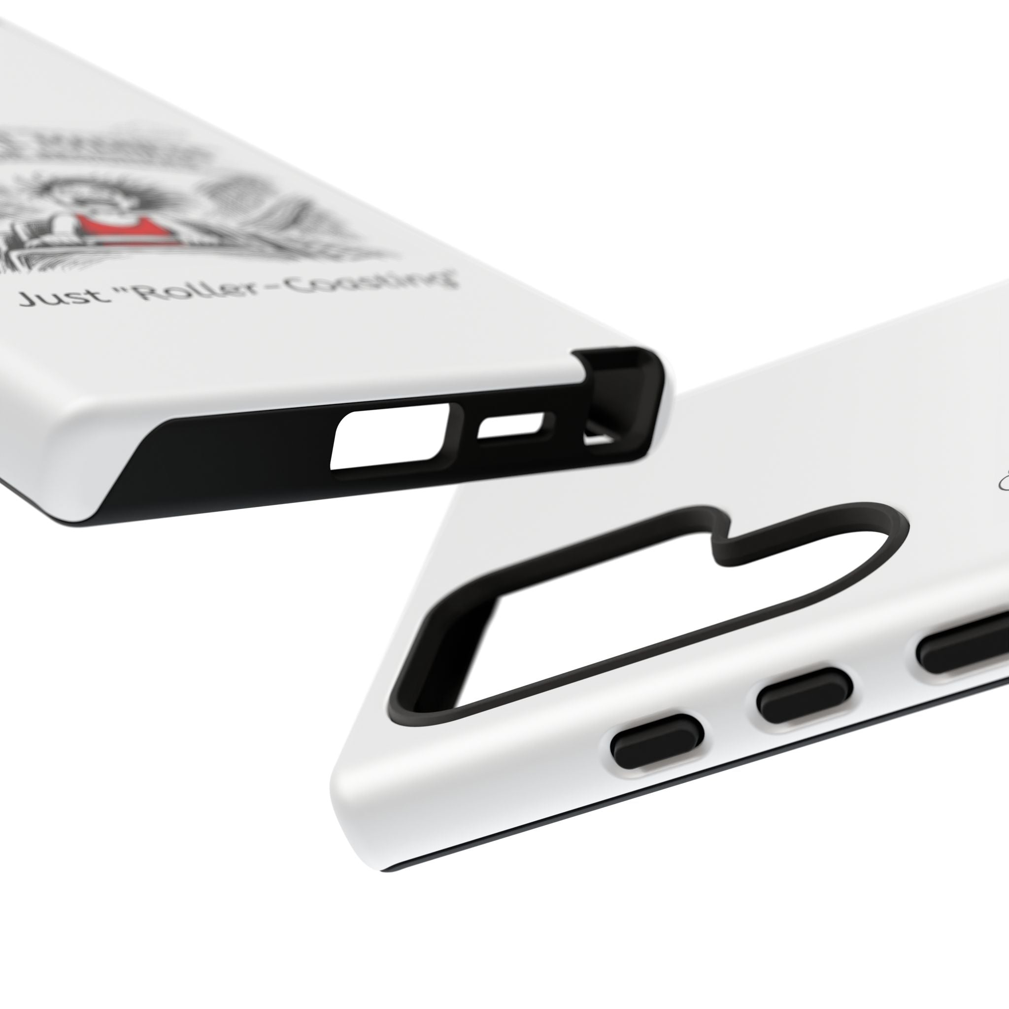 Phone Case - "Menopausal Madness for Beginners: Just 'Roller-Coasting'" Humorous Menopausal Women's Phone Cover
