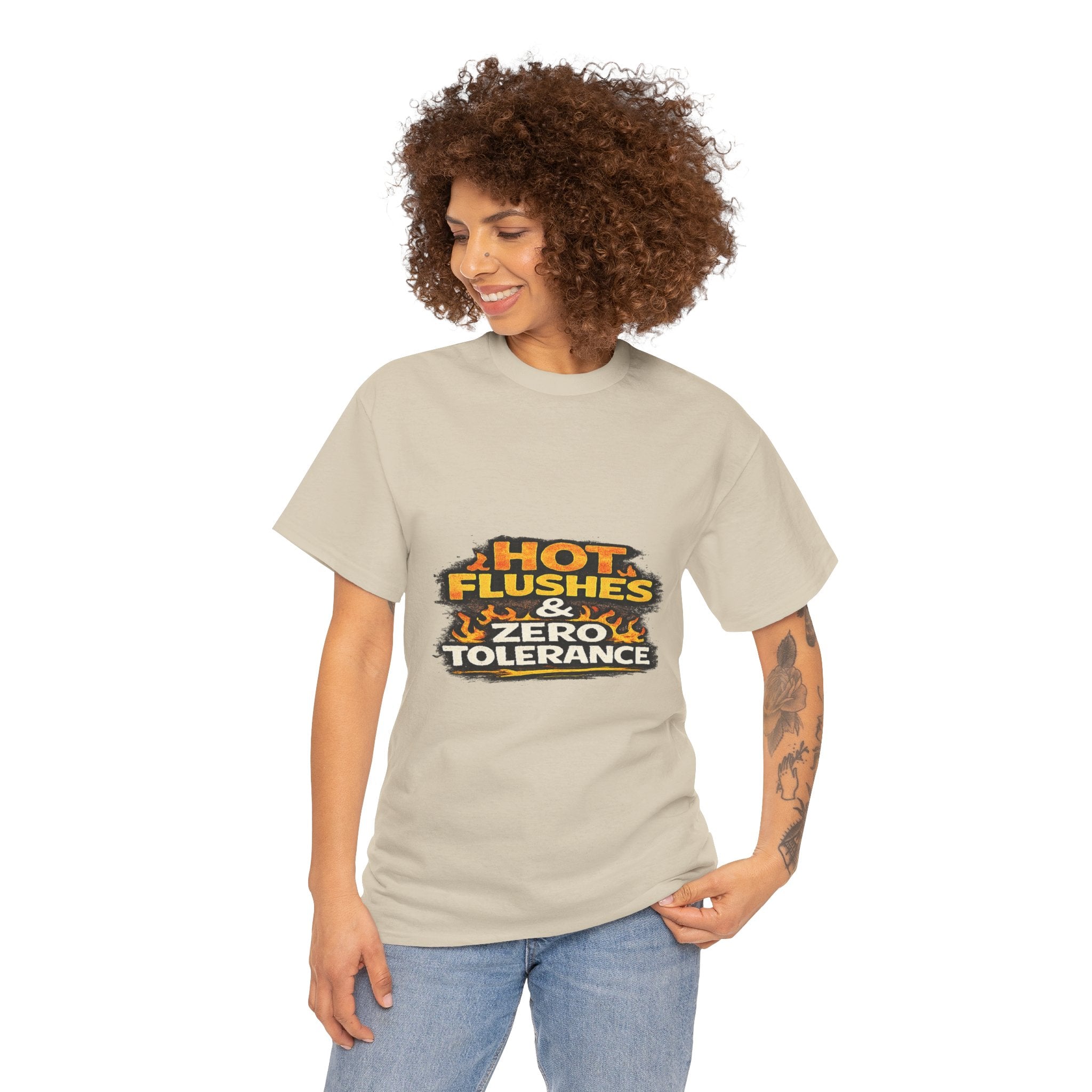 Hot Flushes & Zero Tolerance Tee