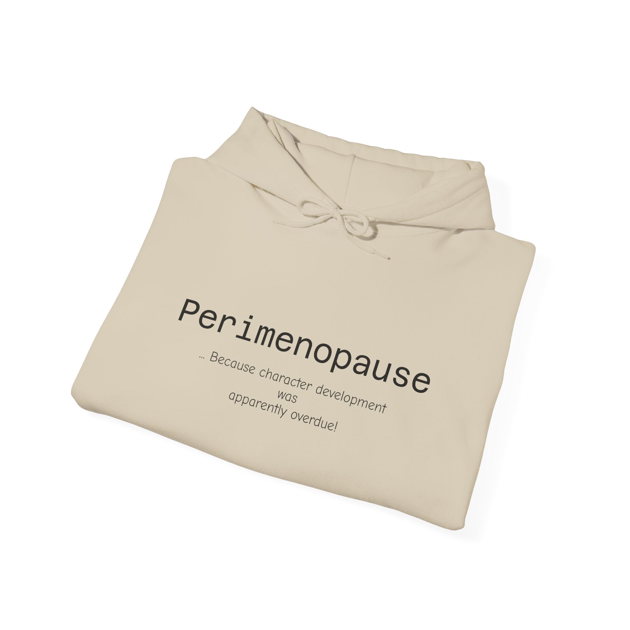 Perimenopause Hoodie — Minimalist Awareness Sweatshirt for Women