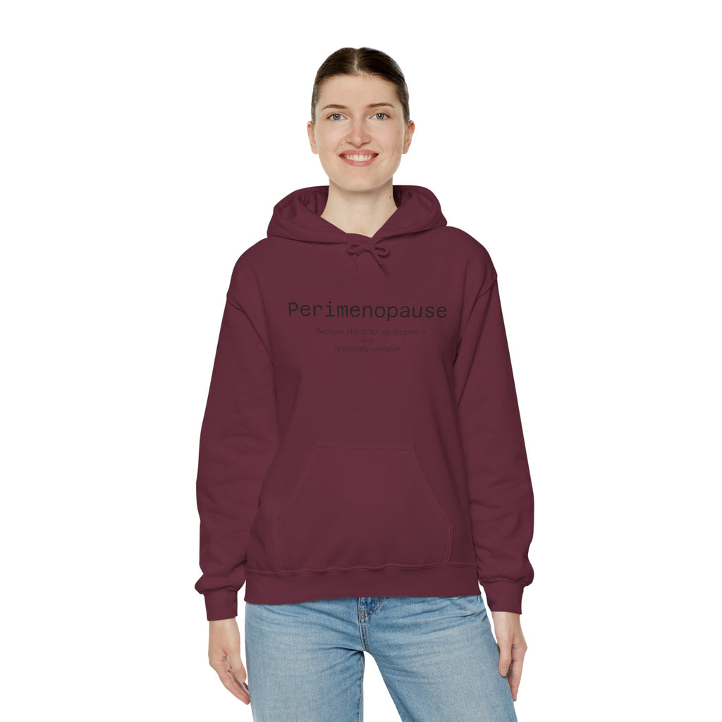 Perimenopause Hoodie — Minimalist Awareness Sweatshirt for Women