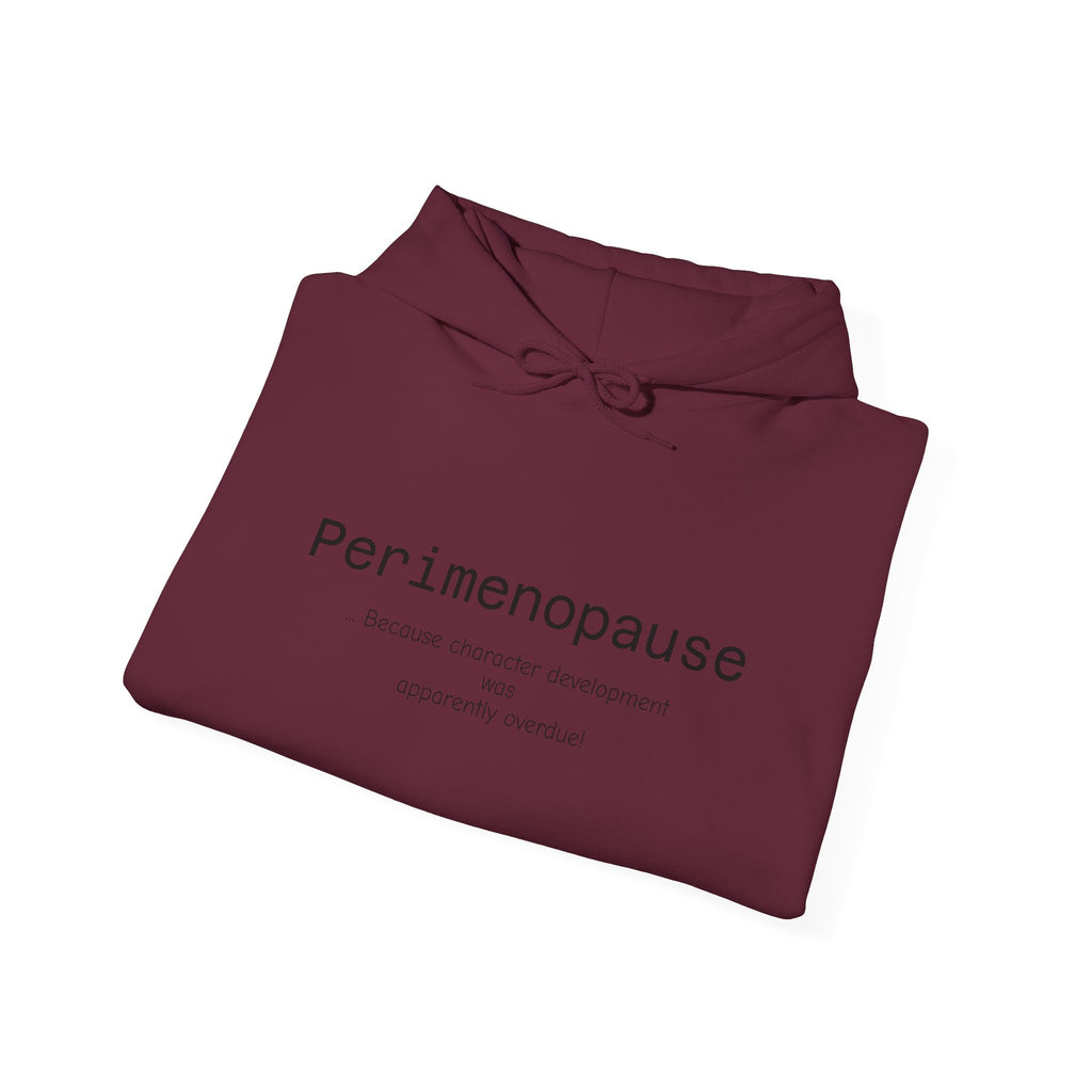 Perimenopause Hoodie — Minimalist Awareness Sweatshirt for Women