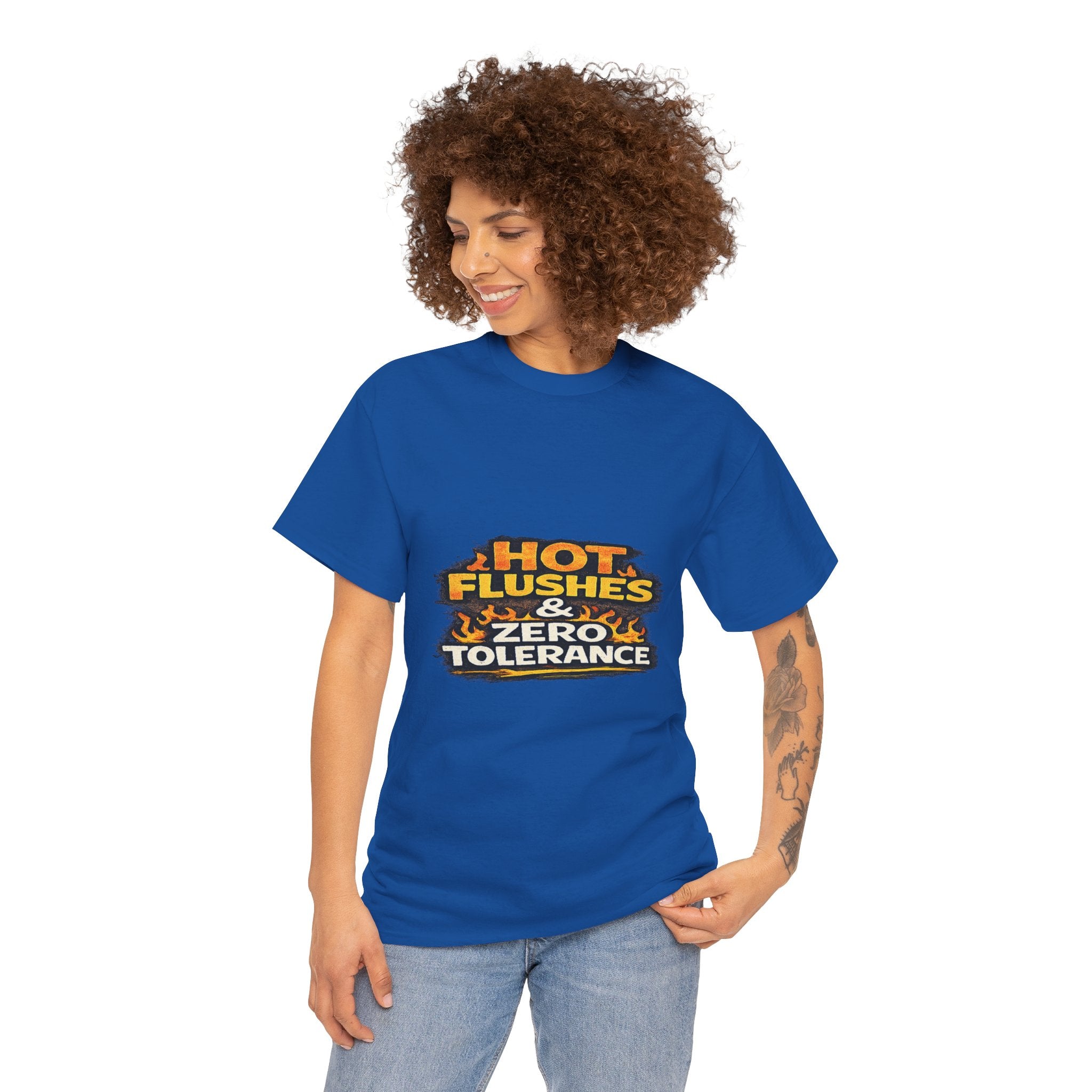 Hot Flushes & Zero Tolerance Tee