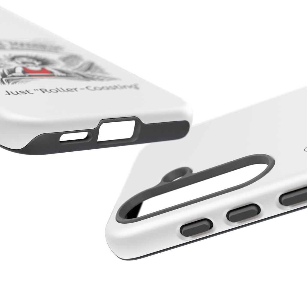 Phone Case - "Menopausal Madness for Beginners: Just 'Roller-Coasting'" Humorous Menopausal Women's Phone Cover