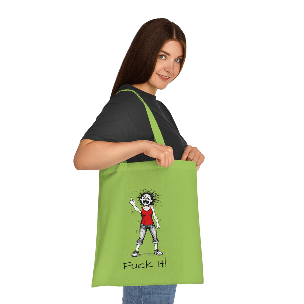 Tote Bag — "F@ck It, it's not me it's hormonal" F@ck it Gone feral Illustration
