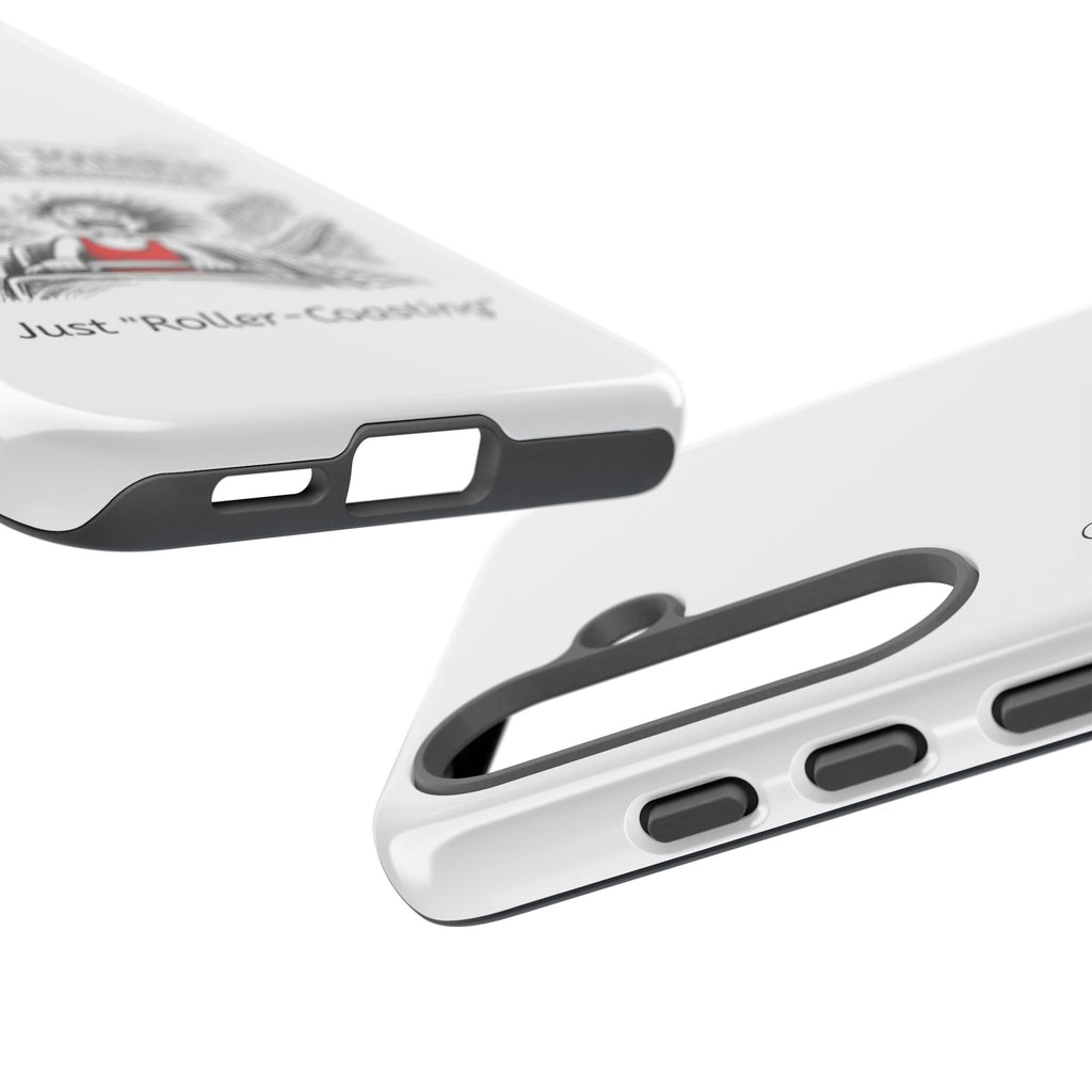 Phone Case - "Menopausal Madness for Beginners: Just 'Roller-Coasting'" Humorous Menopausal Women's Phone Cover