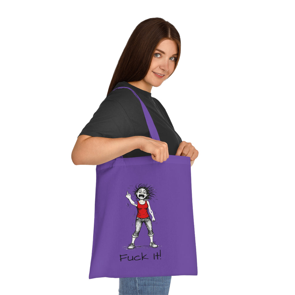 Tote Bag — "F@ck It, it's not me it's hormonal" F@ck it Gone feral Illustration