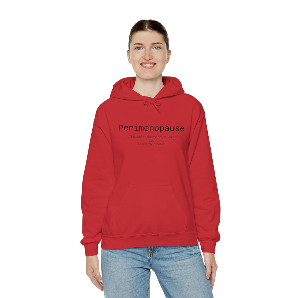 Perimenopause Hoodie — Minimalist Awareness Sweatshirt for Women