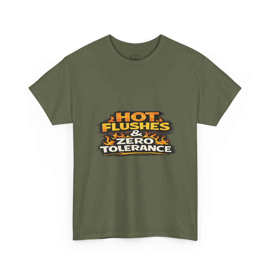 Hot Flushes & Zero Tolerance Tee