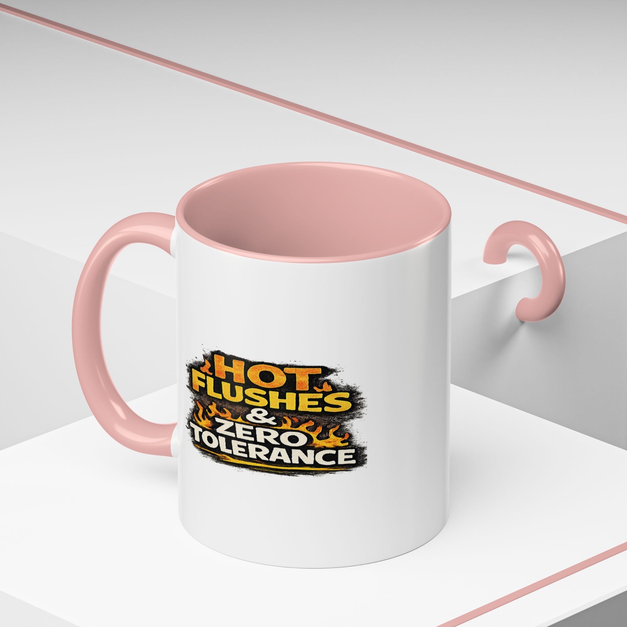 " Hot flushes and zero patience" Coffee Mug  Accent Ceramic Mug (11oz)