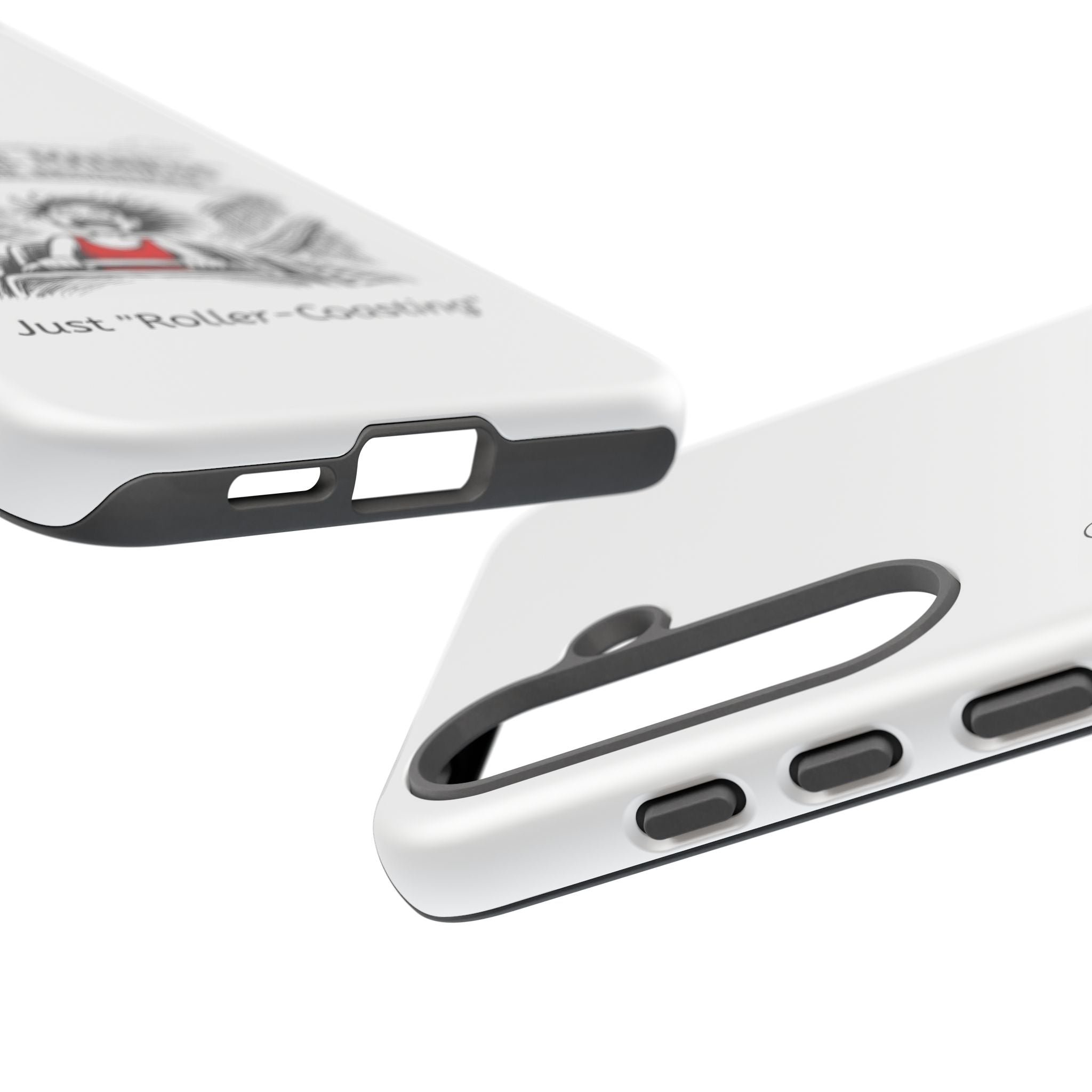 Phone Case - "Menopausal Madness for Beginners: Just 'Roller-Coasting'" Humorous Menopausal Women's Phone Cover