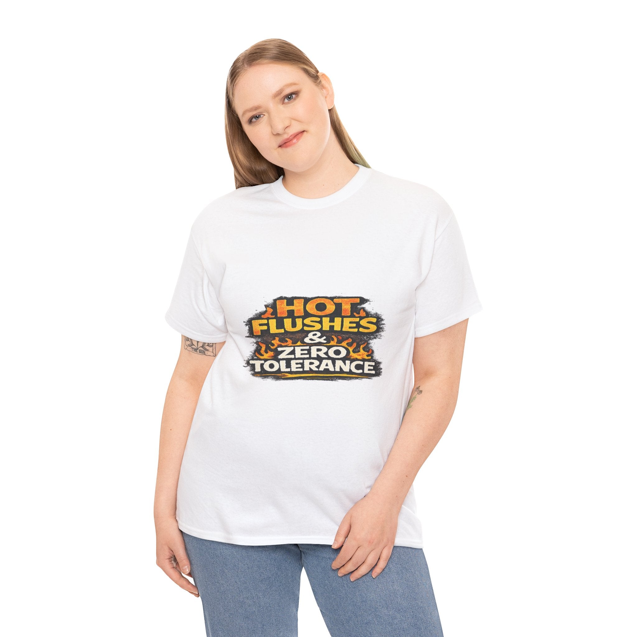 Hot Flushes & Zero Tolerance Tee