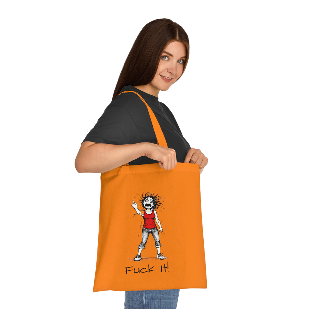 Tote Bag — "F@ck It, it's not me it's hormonal" F@ck it Gone feral Illustration