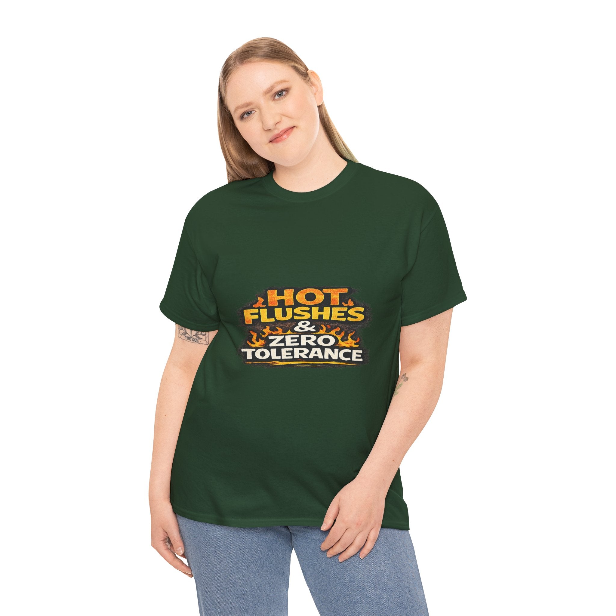Hot Flushes & Zero Tolerance Tee