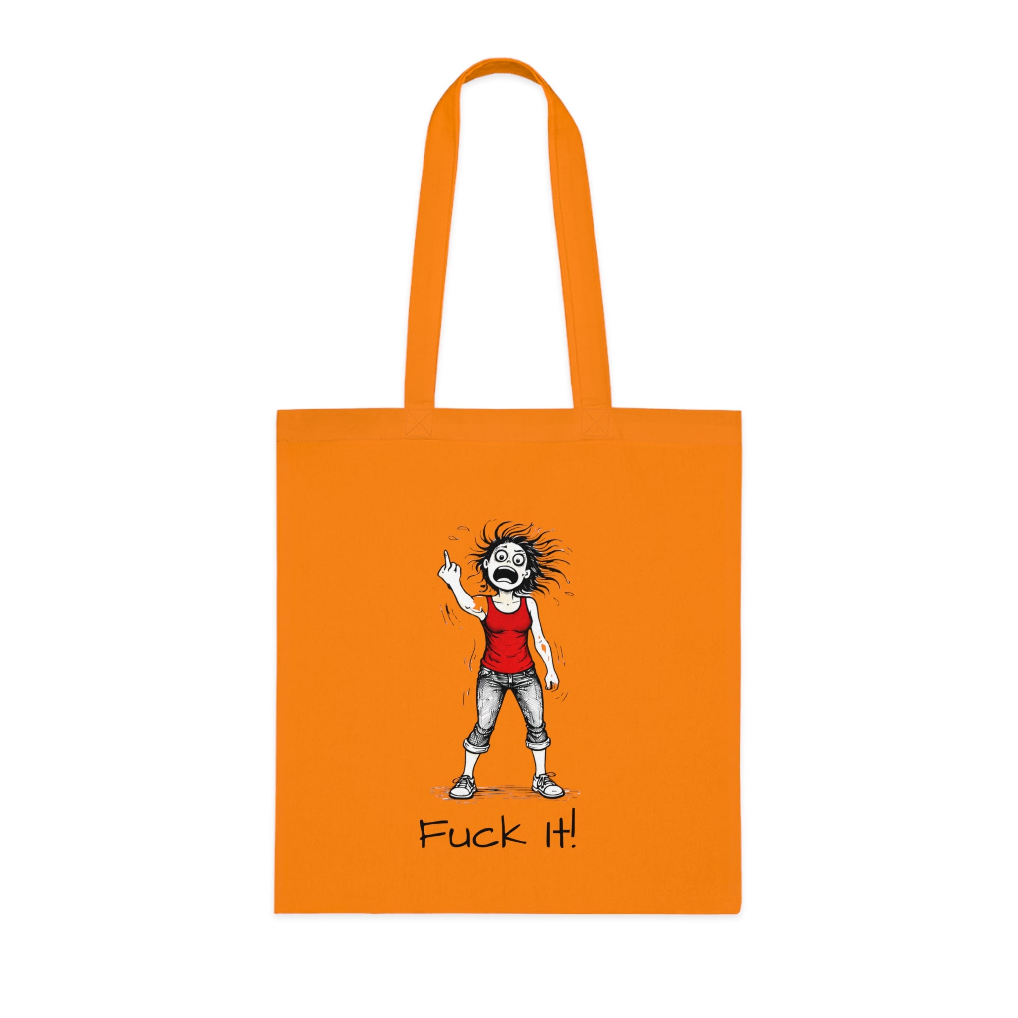Tote Bag — "F@ck It, it's not me it's hormonal" F@ck it Gone feral Illustration