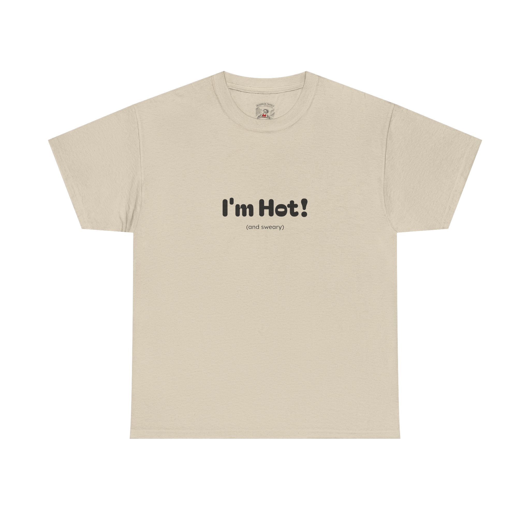 I'm Hot!  and sweary Graphic Tee — Funny Minimalist Statement T-Shirt