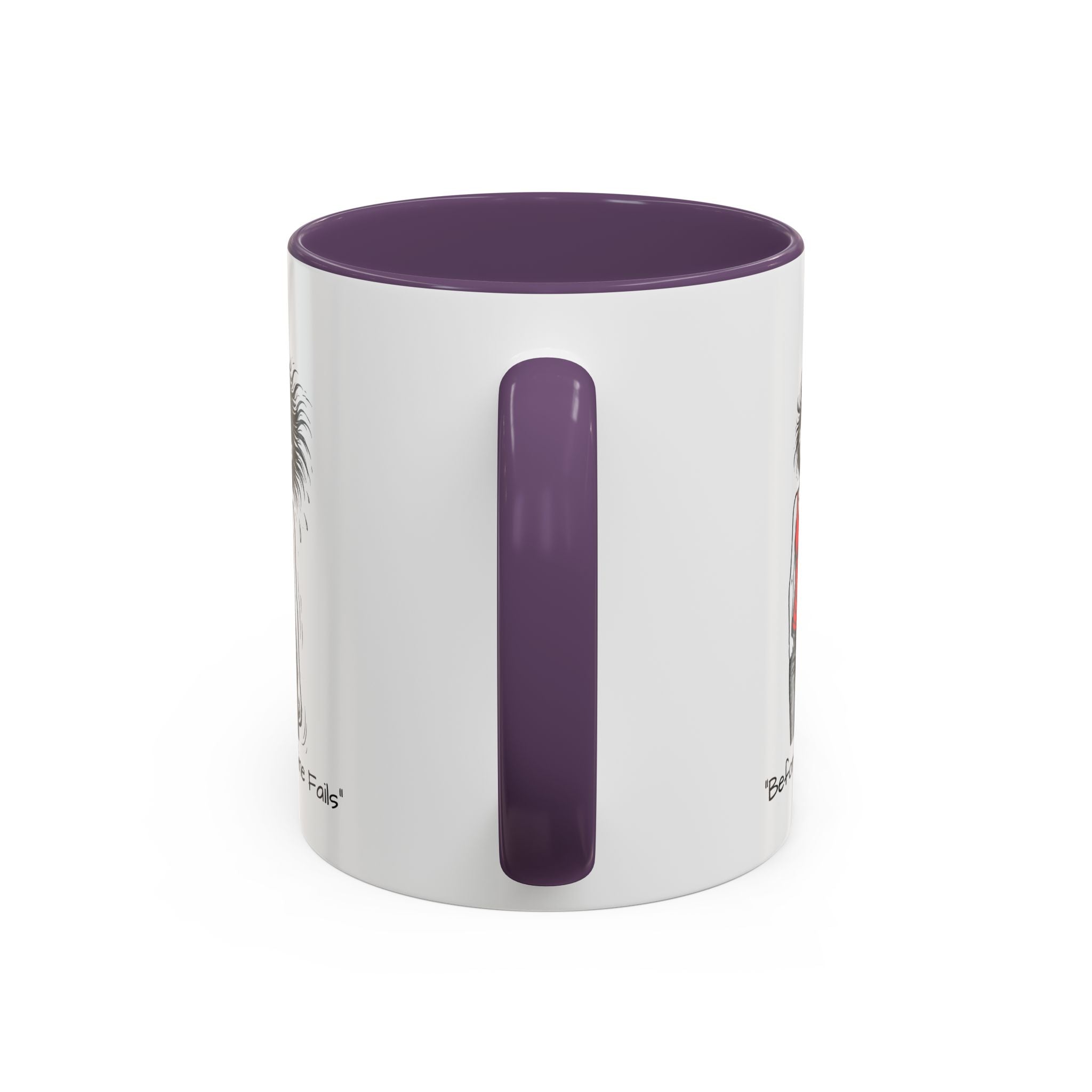 Coffee Mug — Menopausal madness "After Caffeine Fails" Funny Morning Cartoon Mug