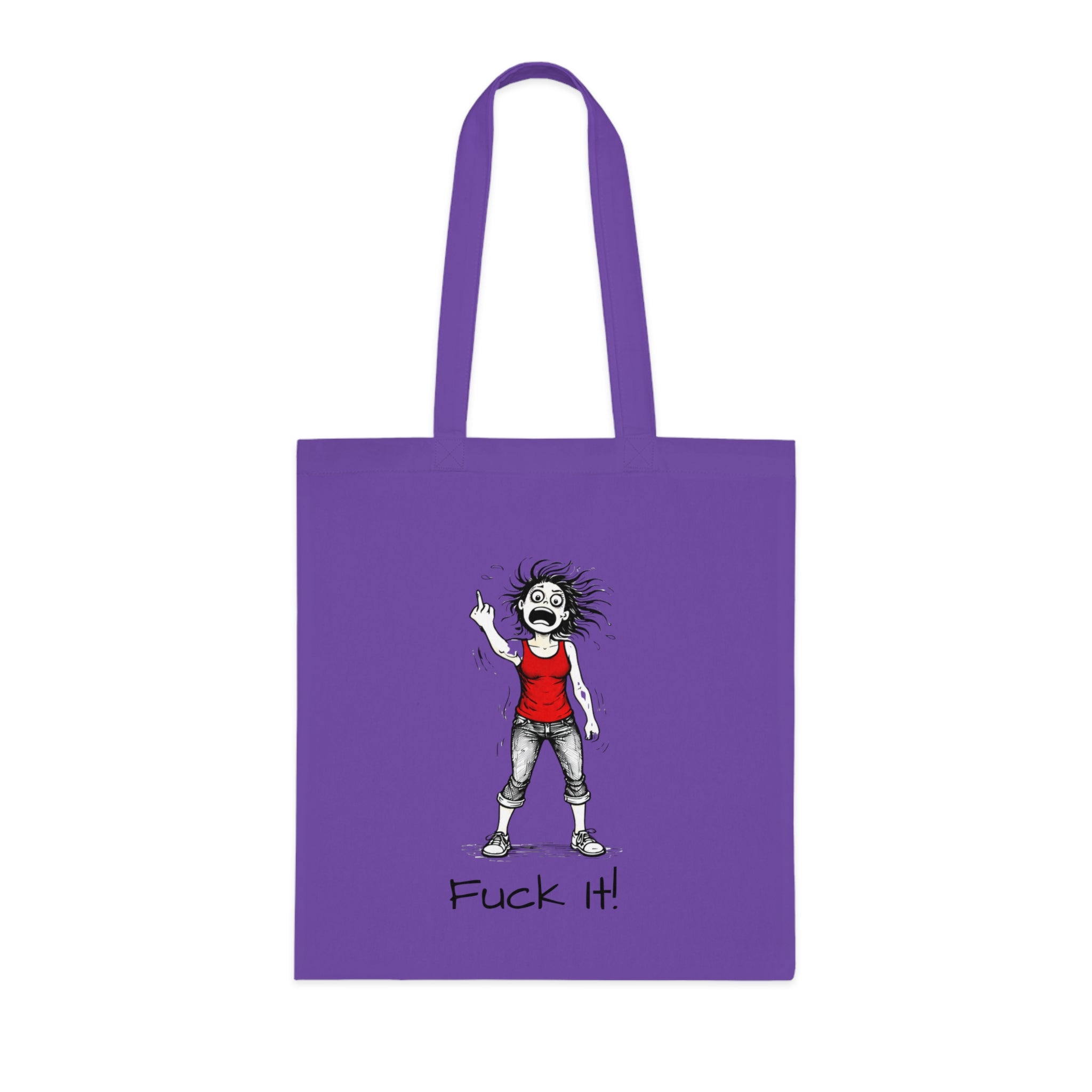 Tote Bag — "F@ck It, it's not me it's hormonal" F@ck it Gone feral Illustration