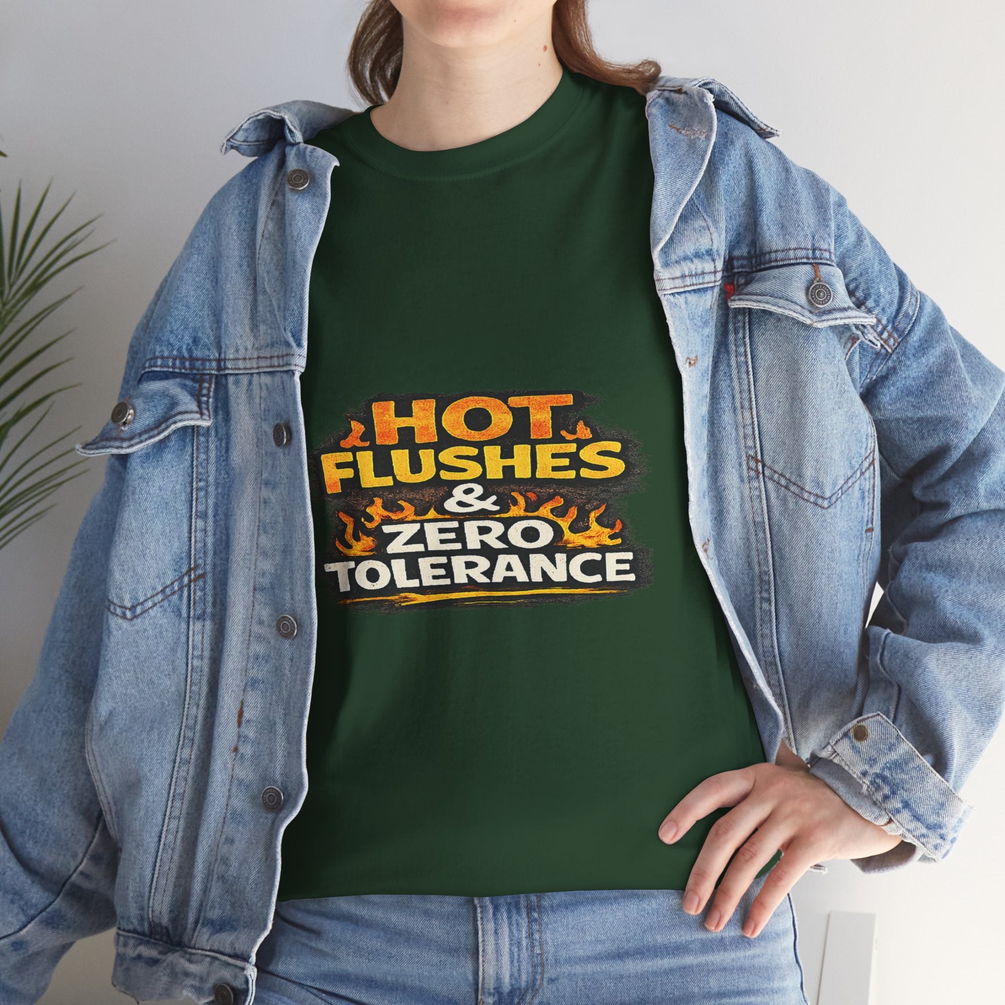 Hot Flushes & Zero Tolerance Tee