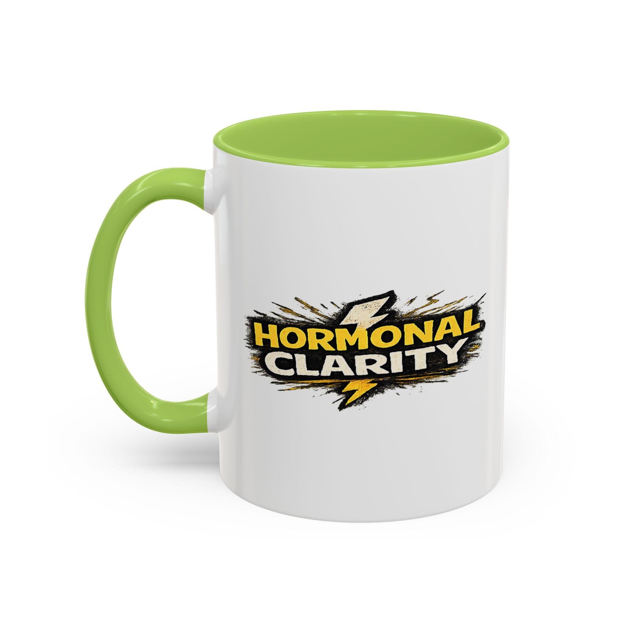 "Hormonal clarity" Coffee Mug  Accent Ceramic Mug (11oz)