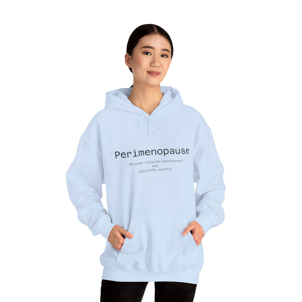 Perimenopause Hoodie — Minimalist Awareness Sweatshirt for Women