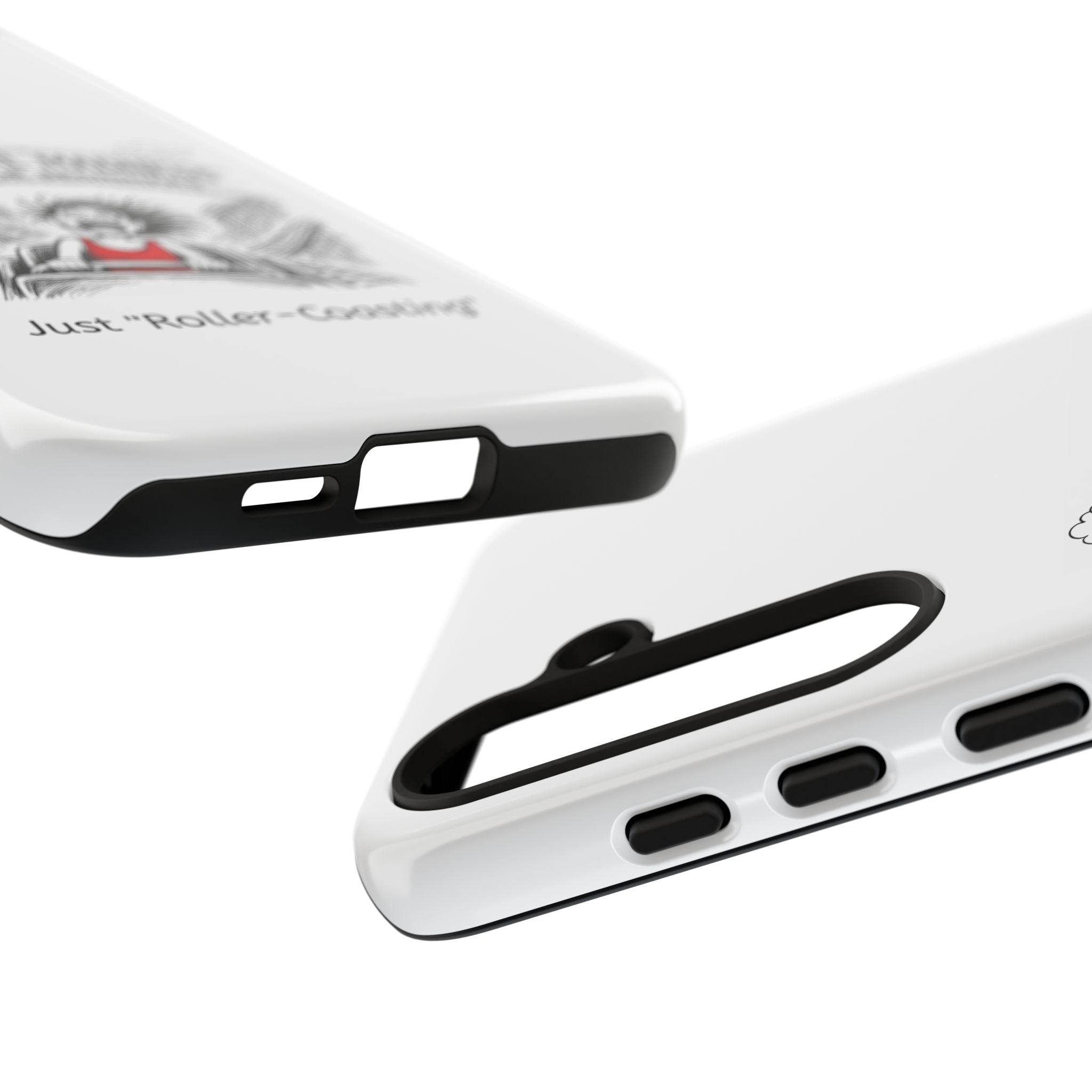 Phone Case - "Menopausal Madness for Beginners: Just 'Roller-Coasting'" Humorous Menopausal Women's Phone Cover