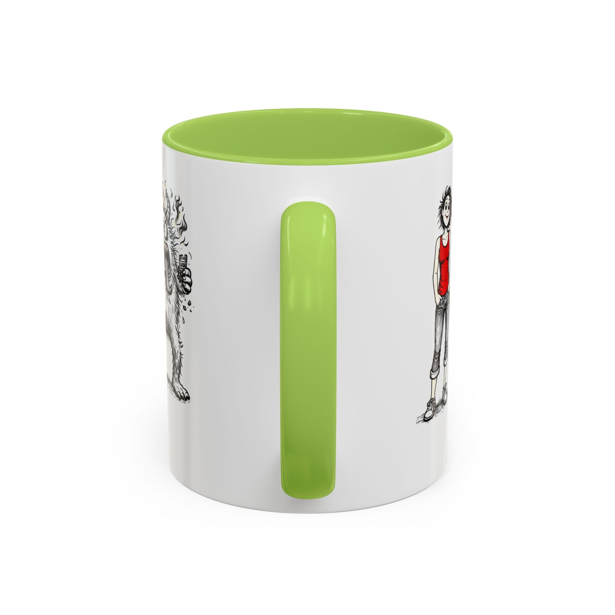 Coffee Mug — "Mood Varies By Day (Or Hourly)" Illustrated Sarcastic Cartoon USA/CAN