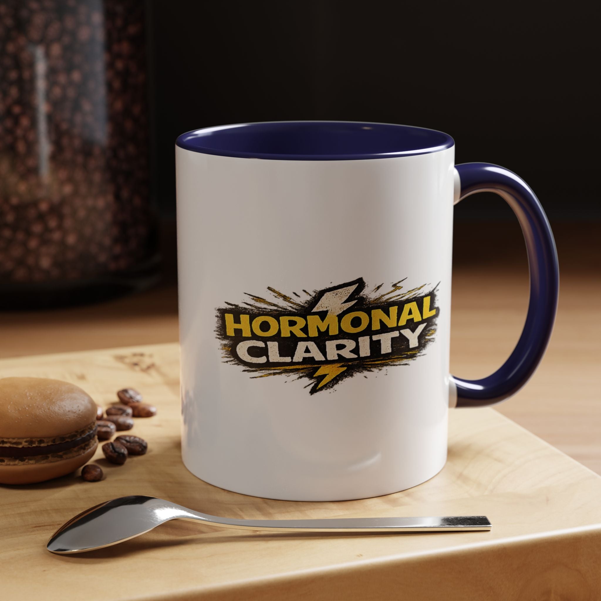 "Hormonal clarity" Coffee Mug  Accent Ceramic Mug (11oz)