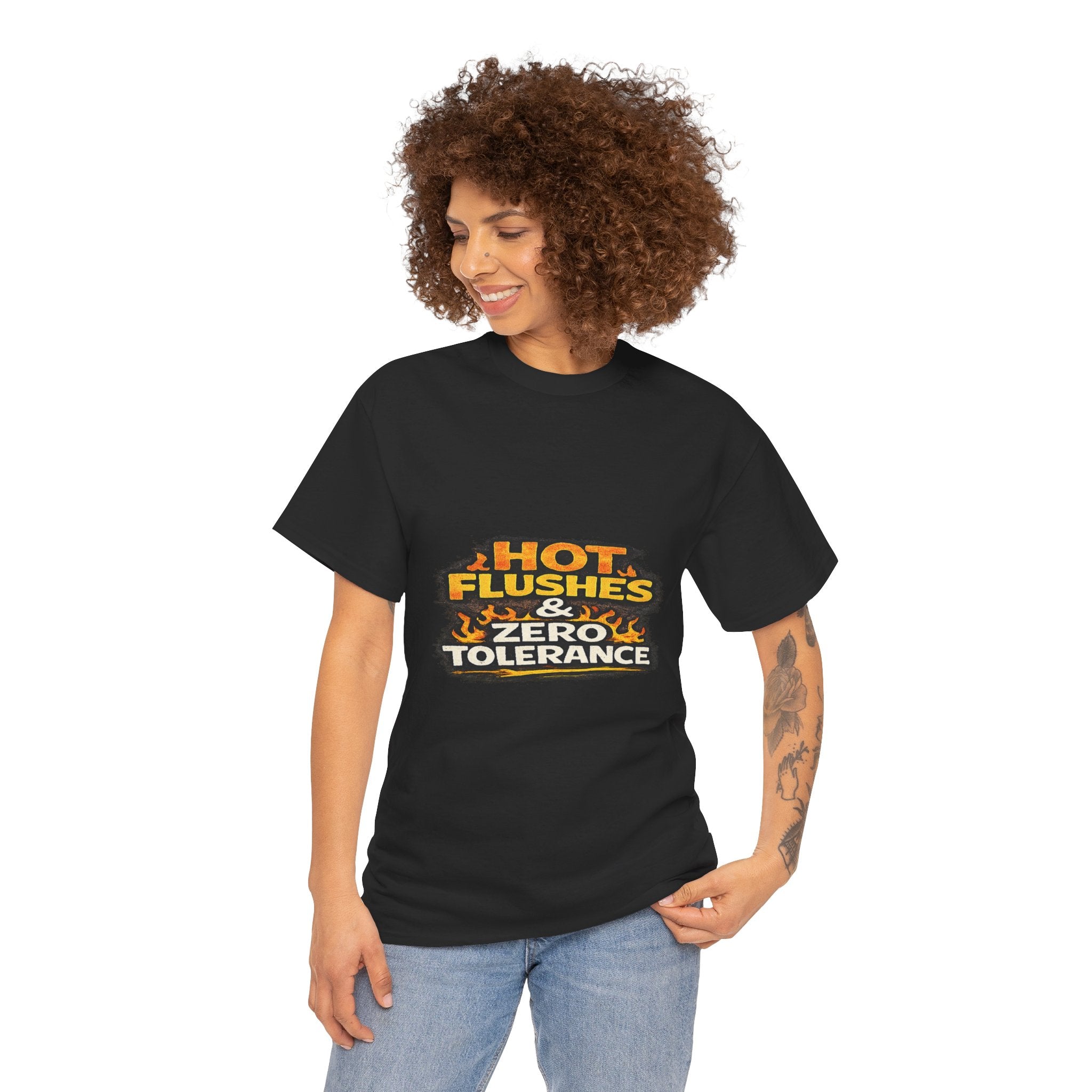 Hot Flushes & Zero Tolerance Tee