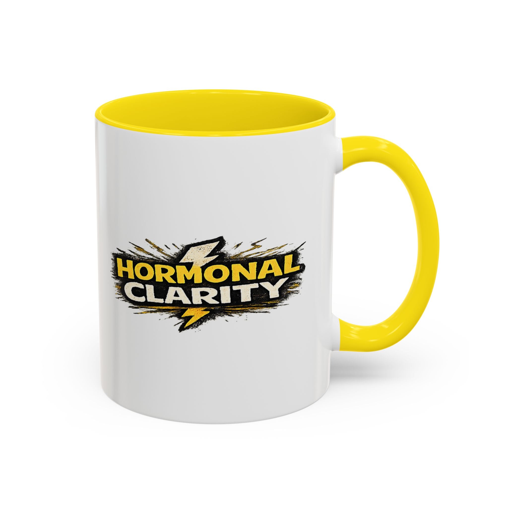 "Hormonal clarity" Coffee Mug  Accent Ceramic Mug (11oz)