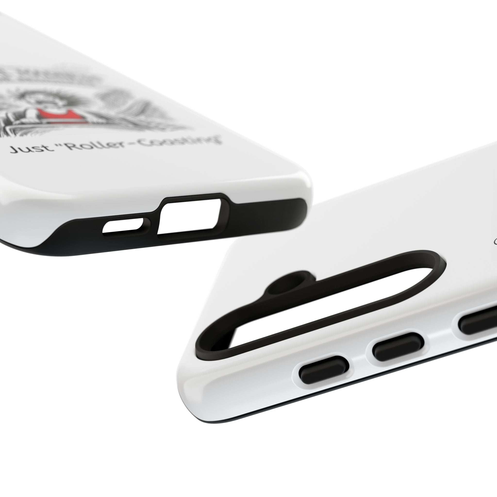 Phone Case - "Menopausal Madness for Beginners: Just 'Roller-Coasting'" Humorous Menopausal Women's Phone Cover