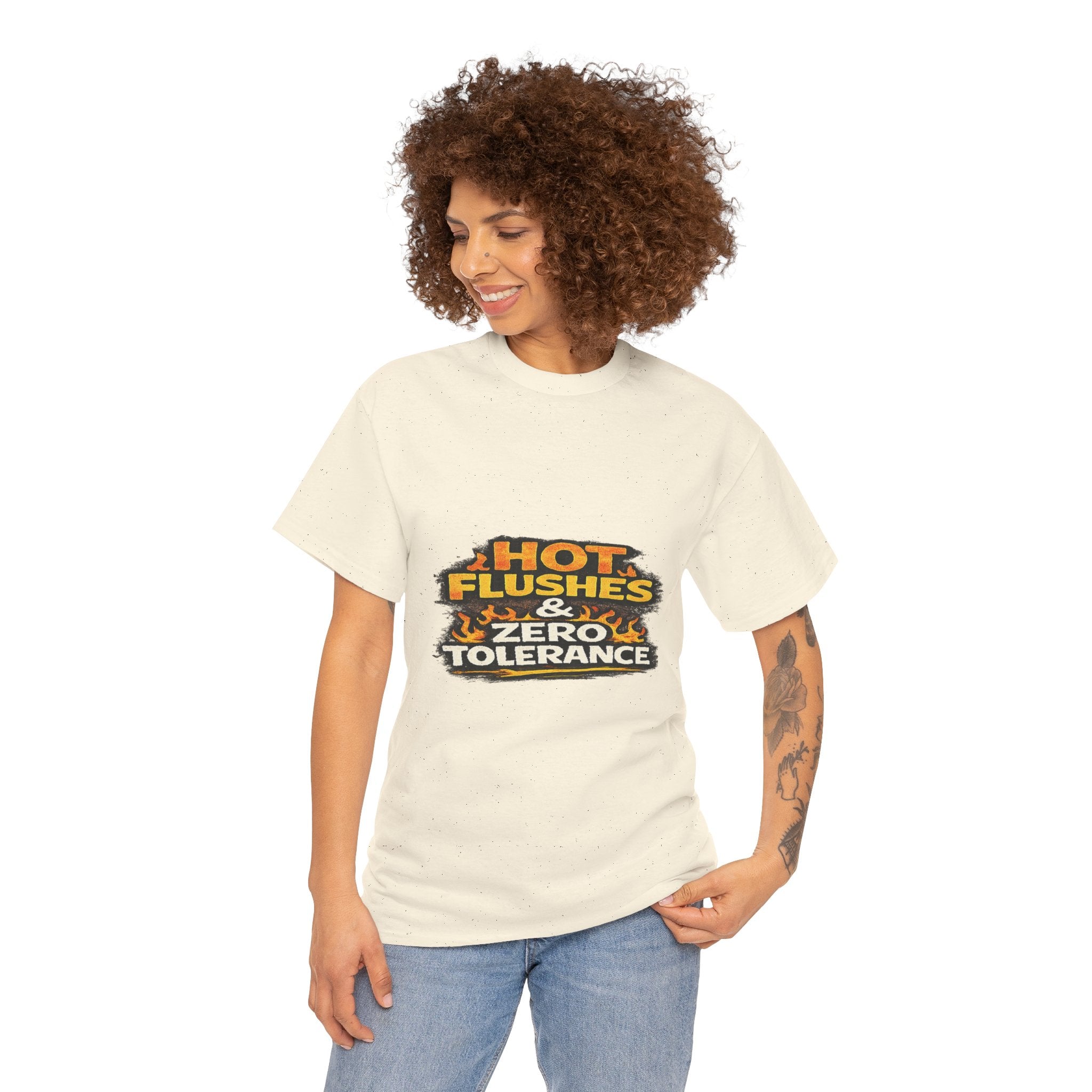 Hot Flushes & Zero Tolerance Tee