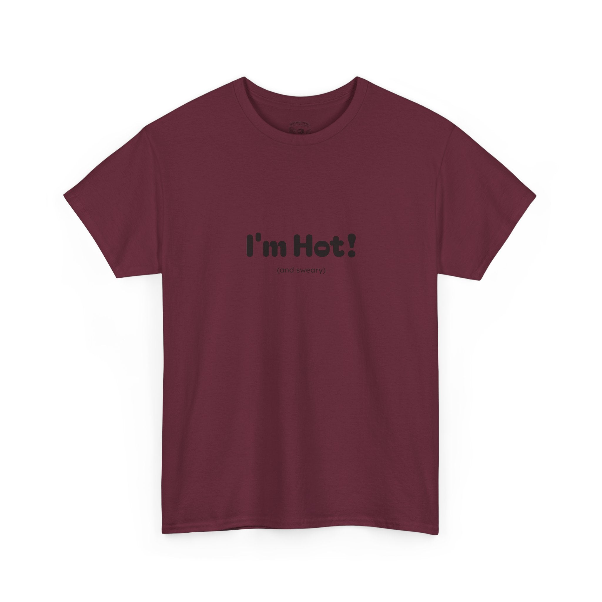 I'm Hot!  and sweary Graphic Tee — Funny Minimalist Statement T-Shirt