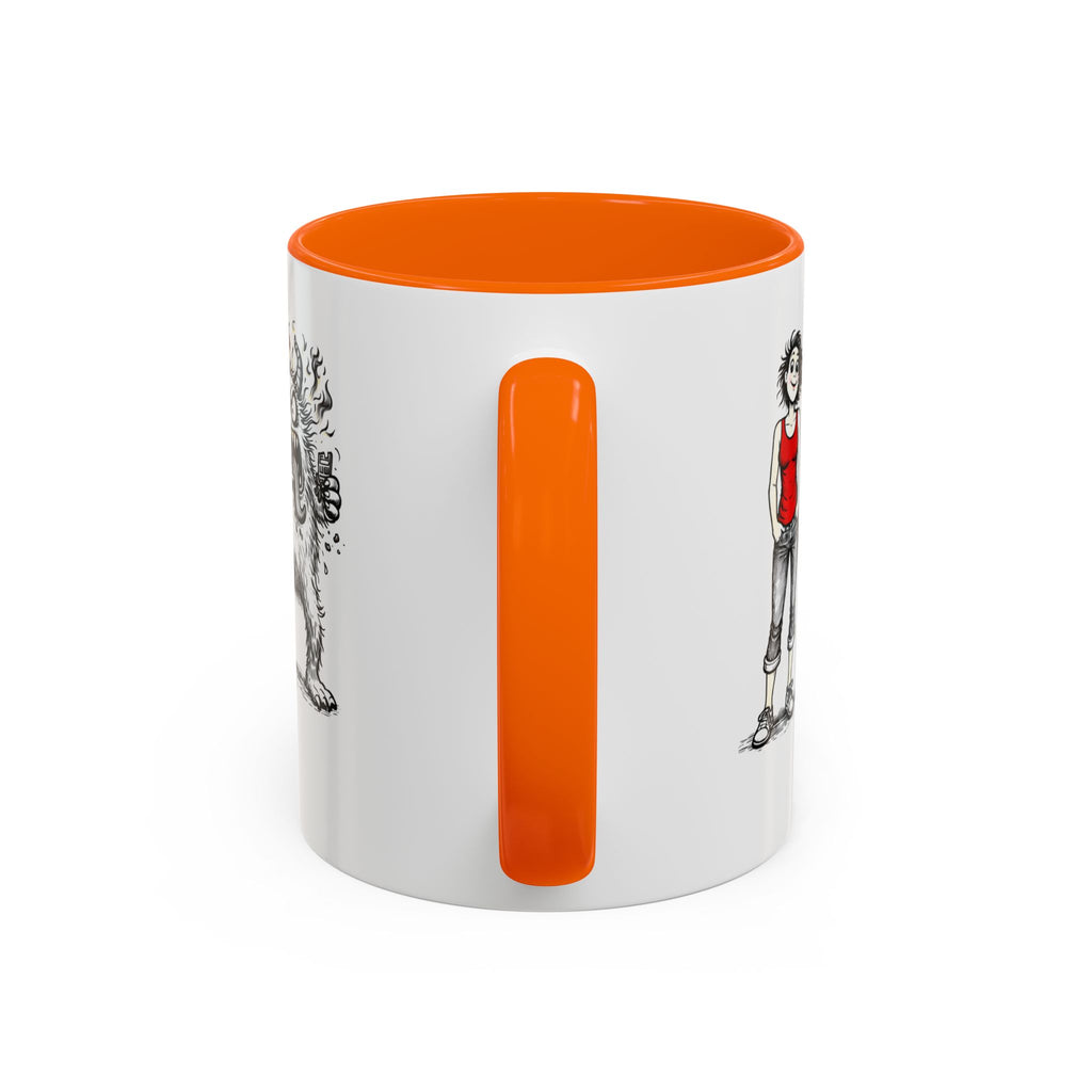 Coffee Mug — "Mood Varies By Day (Or Hourly)" Illustrated Sarcastic Cartoon USA/CAN